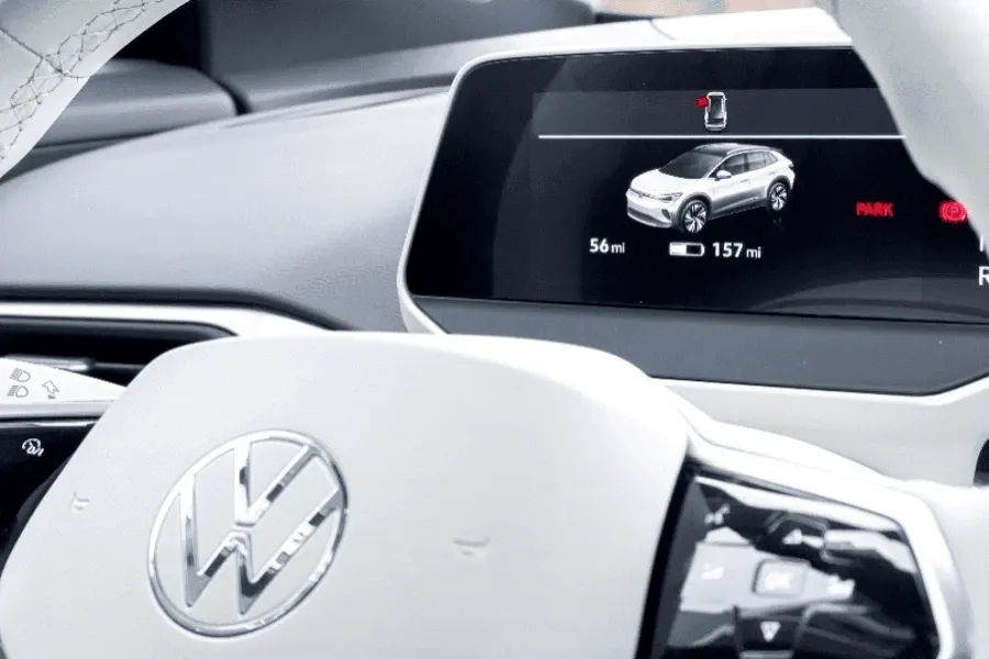 A Volkswagen dashboard