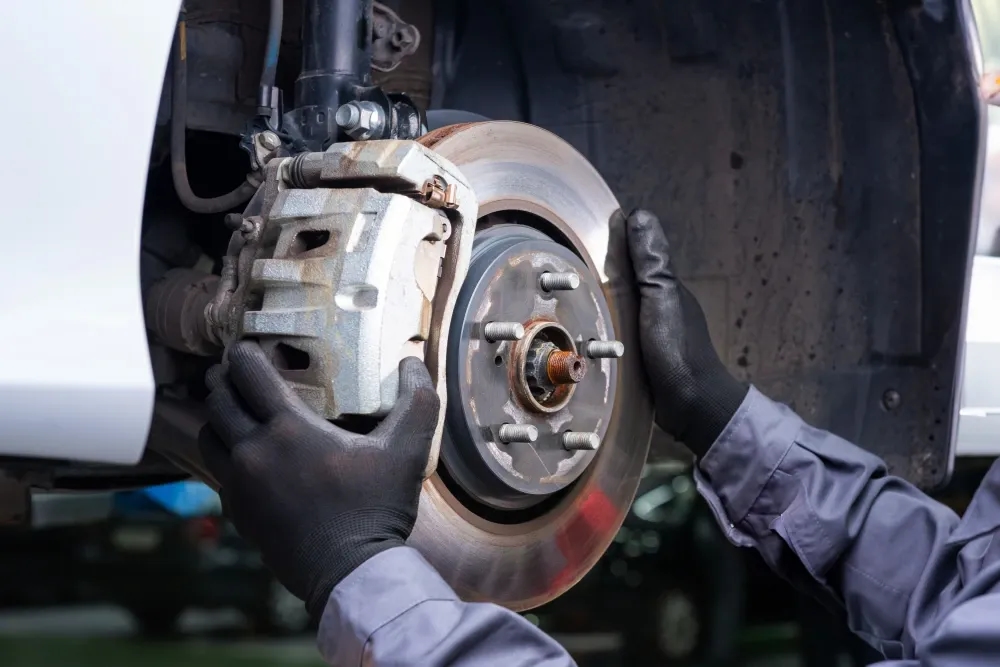 Worn-Out Brake Pads