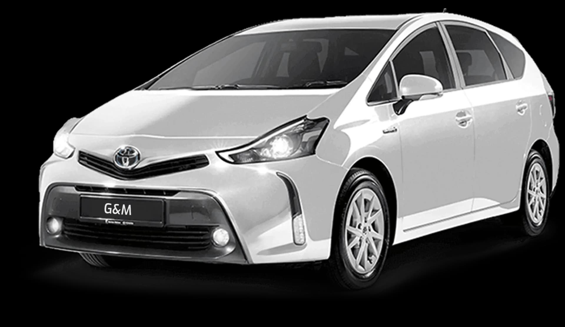 Toyota Prius plus - PCO car hire