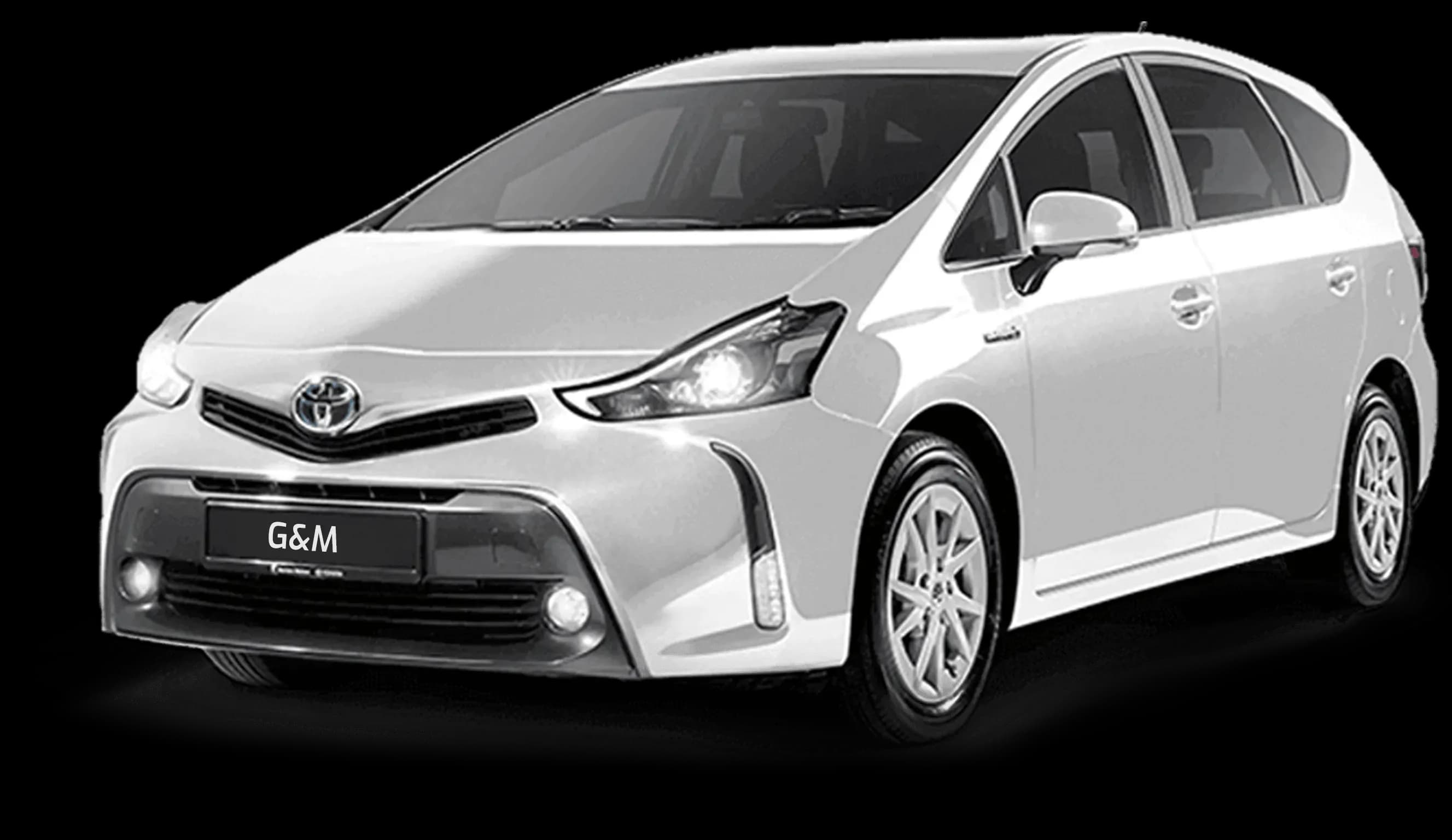 Toyota Prius plus - PCO car hire